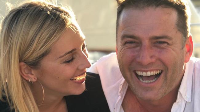 Karl says he’s ‘really happy’ with Jasmine. Picture: Instagram.