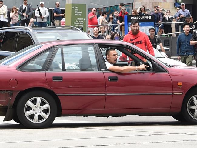 Gargasoulas allegedly mowed down pedestrians in Melbourne city centre, killing five, including two children, and injuring 15. Picture: Tony Gough