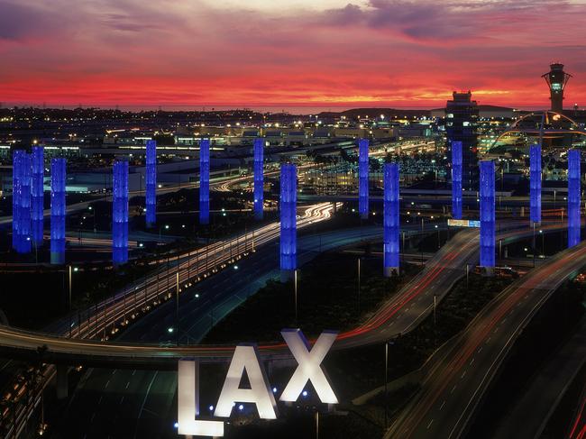 SUNDAY ESCAPE. TRAVEL GUIDE. Los Angeles Airport. LAX. Picture: Supplied