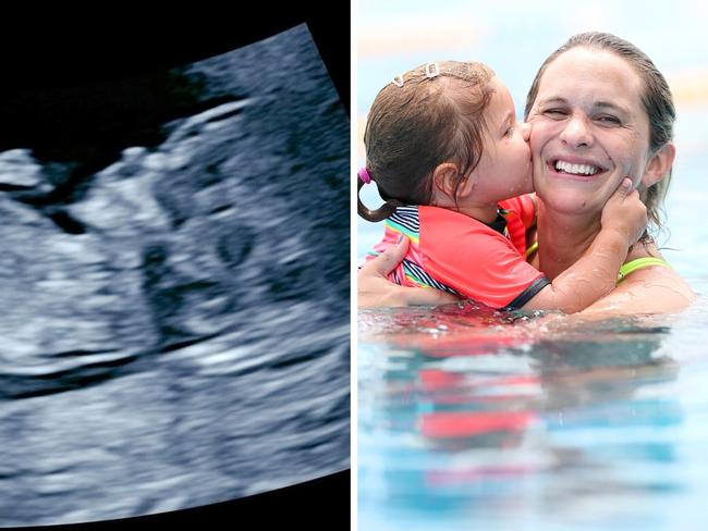 Libby Trickett is a very happy mum.