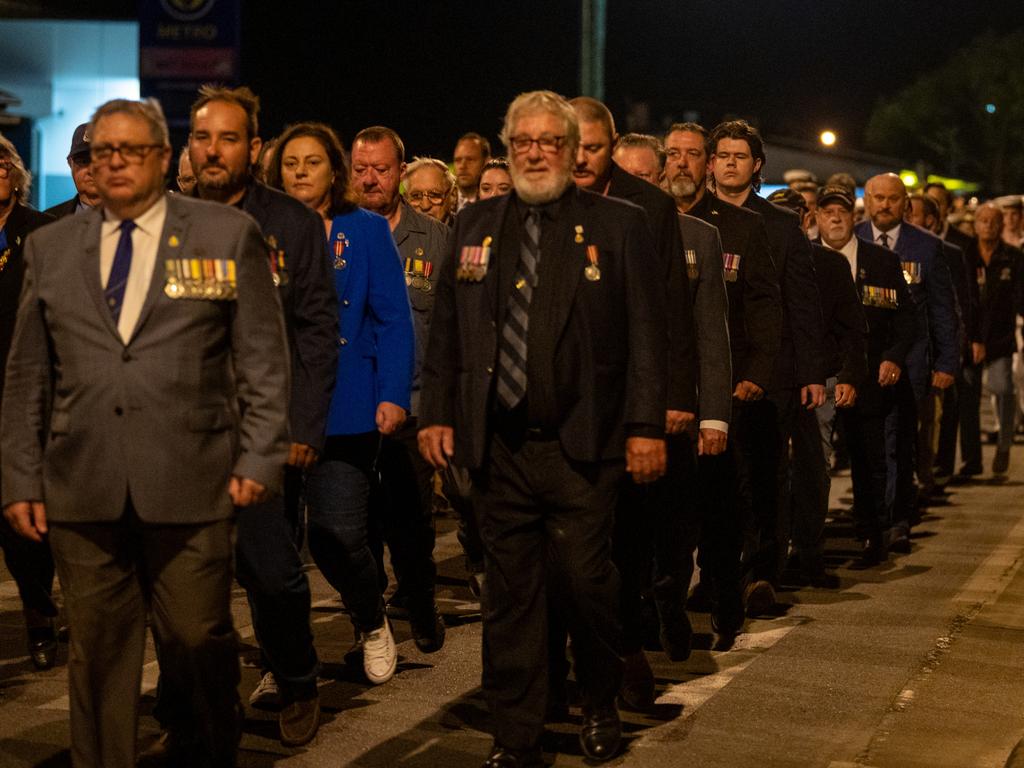 5am Anzac Day Walkerston Friday 25 April 2025 Picture: Michaela Harlow