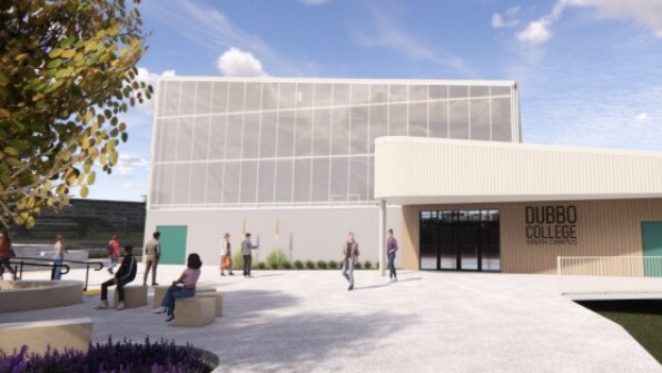 Proposed sports centre at Dubbo College South Campus.