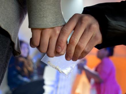 RendezView. Ecstasy being handed over at a house party. (Pic: iStock)