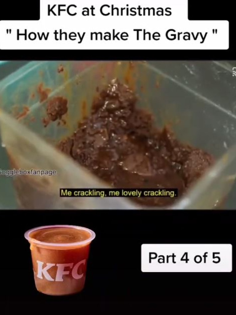 The black KFC crackling left people shocked. Picture: Channel 4/TikTok