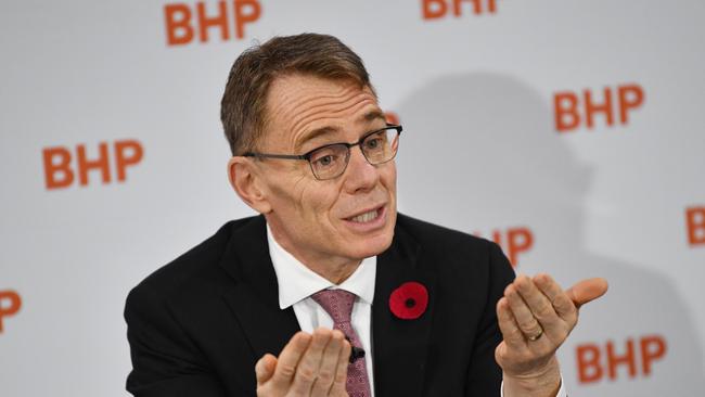 BHP CEO Andrew Mackenzie. Picture: AAP