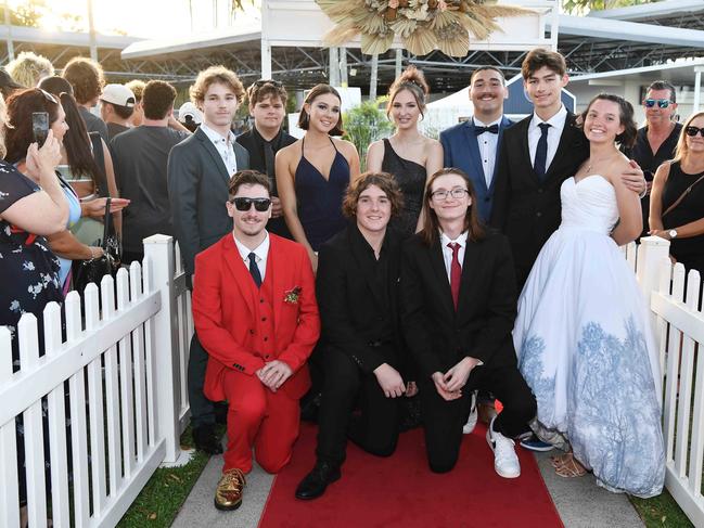 Caloundra State High School's Year 12 students celebrate their end of schooling at the formal. Picture: Patrick Woods.