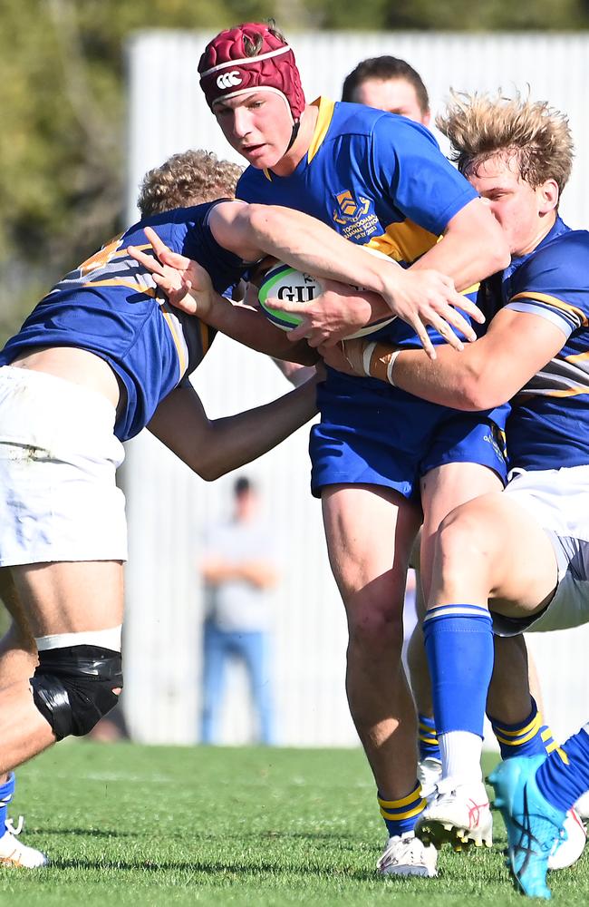 Toowoomba Grammar School player Harry Newnham. Picture, John Gass