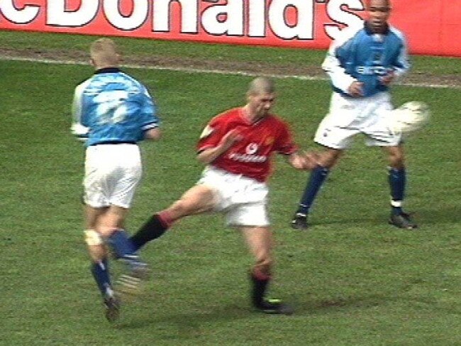 Keane’s brutal tackle on Haaland.