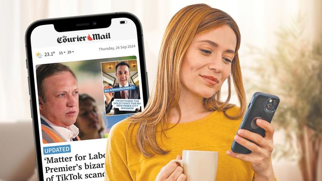 Download The Courier-Mail app to make the most of your subscription.