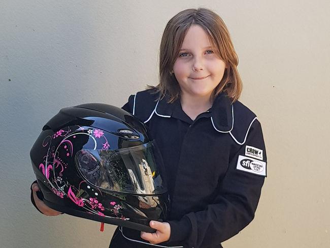 Anita’s new helmet couldn’t save her from the fatal crash. Picture: Facebook