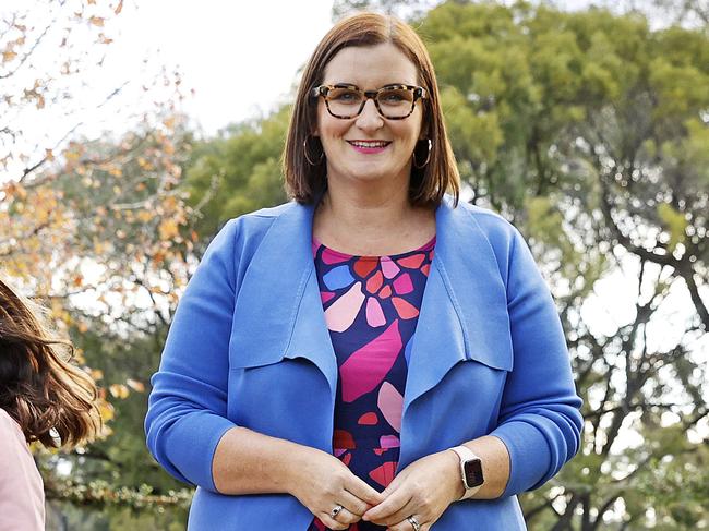 Education Minister Sarah Mitchell launched the Recruitment Beyond NSW program. Picture: Tim Hunter