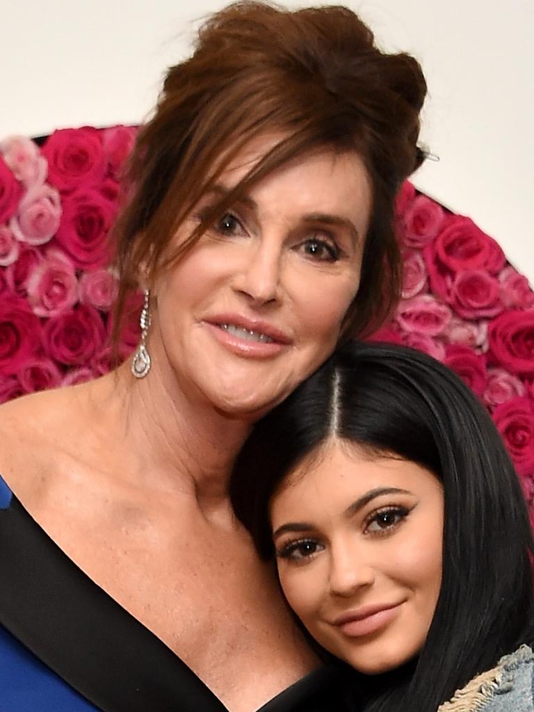 Caitlyn Jenner (L) and Kylie Jenner.  Picture:  Getty