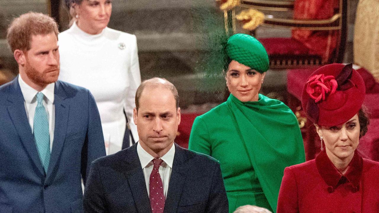 Royals during the annual Commonwealth Service in 2020. Picture: Phil Harris/AFP