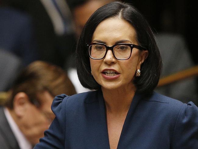 SYDNEY, AUSTRALIA - NewsWire Photos FEBRUARY 20, 2025:  DEputy Premier Prue Car speaks duringQuestion Time in NSW Legislative Assembly.  Picture: NewsWire / John Appleyard