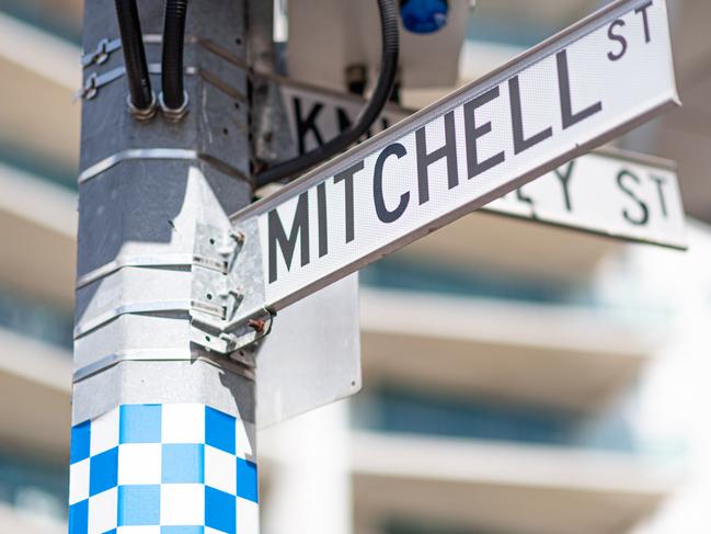 Generic imagery of Darwin City. Mitchell Street Sign.Picture: Che Chorley