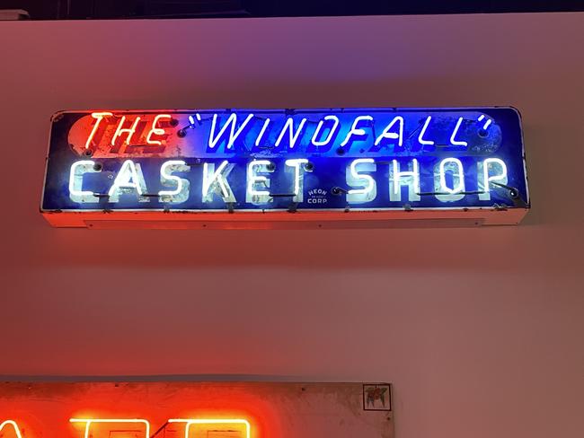 This antique neon sign found in regional Qld has stumped experts