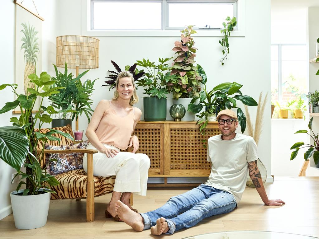 horticulturalist and Plant Runner co-founder Dominic Hooghuis and wife Malin Johansson. Picture: Jarrod Barnes