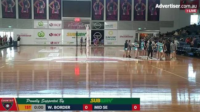 REPLAY: SA Country Netball Championships - Western Border vs Mid South East (Seniors A Grade SF) - Court 2