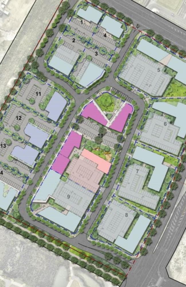 A business park has been proposed for a vacant Baringa site. Photo: Stockland/ RPS Group