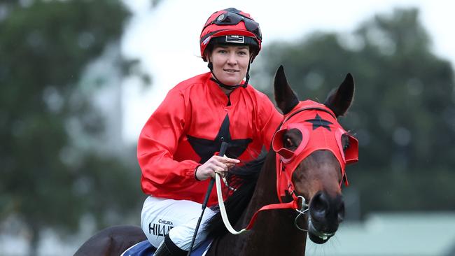 Chelsea Hillier rides Mitch’s best bet at Tamworth. Picture: Jeremy Ng-Getty Images