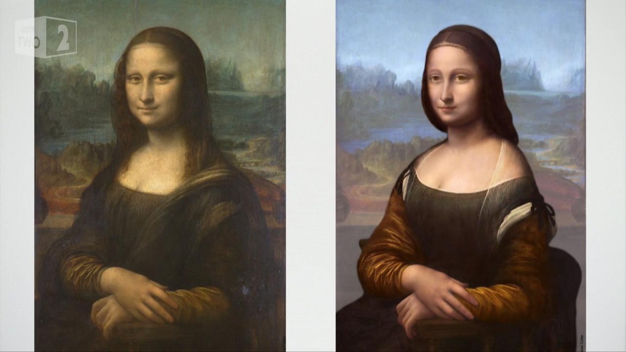 Scientist finds second portrait under Mona Lisa