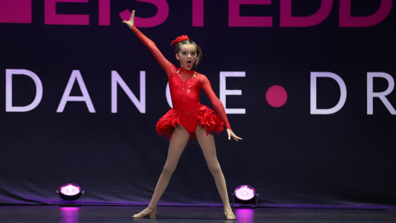 Amelia Rhodes performing in the Gold Coast Eisteddfod Day 4 dance solos. Picture: Ryan Kettle