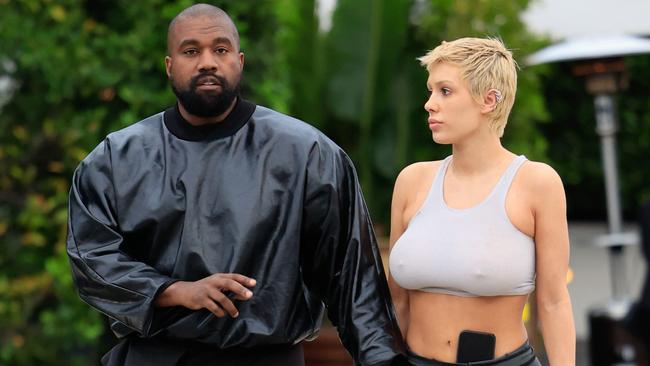 Kanye West and Bianca Censori before they rocked the boat. Picture: Rachpoot/Bauer-Griffin/GC Images