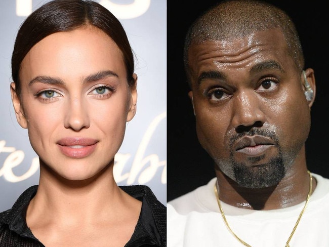 Irina Shayk has been posing like Kanye's ex-wife, Kim Kardahsian. Picture: Getty Images