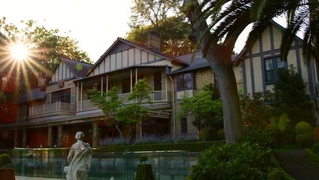 The sprawling, historic Sydney Harbour home once owned by Lady Mary Fairfax, purchased by tech billionaire Mike Cannon-Brookes for about $100m. Picture: Supplied