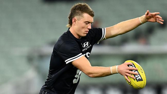 Patrick Cripps has recorded the second-most clangers in the competition. Picture: Quinn Rooney/Getty Images