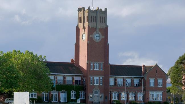 Geelong Grammar in Corio will keep track of students via fingerprint technology. Picture: Mark Wilson