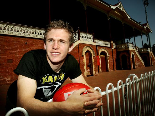 Joel Selwood in Bendigo before draft day.