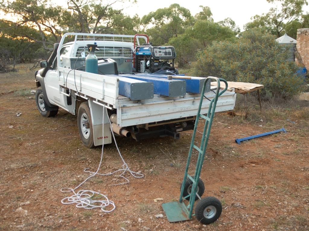 John William Farrelly's ute. Picture: Australian Federal Police