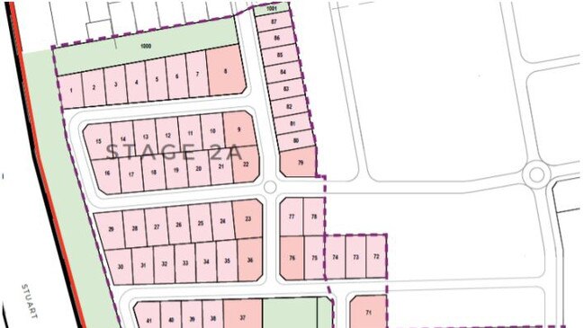 The propsosed Kilgarrif Estate lots