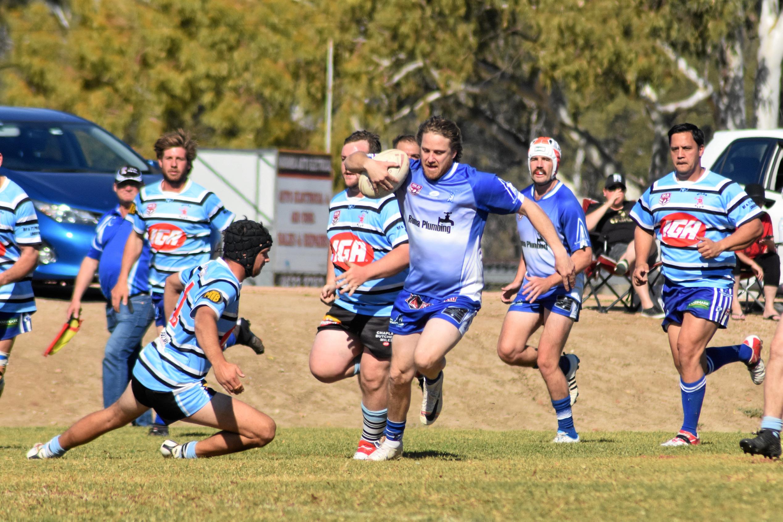 Roma Cities v Miles/Taroom/Wandoan. Reserve grade. Picture: Jorja McDonnell