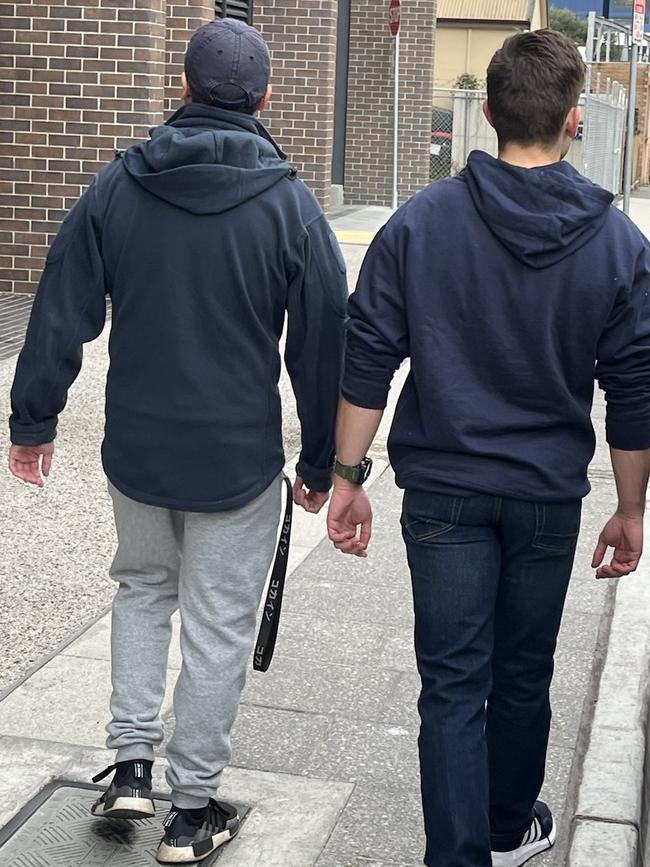 Young plain clothes cops on patrol in Sydney as part of the new police tactic.