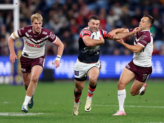 A Keeper, a Gun, there are plenty of SuperCoach terms you could attach to Roosters star James Tedesco. But what do they mean? Scroll down for the answers. Picture: Getty