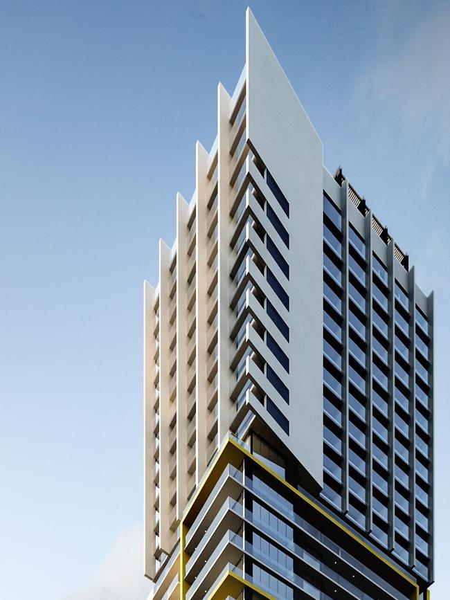 The proposed 31 floor tower.