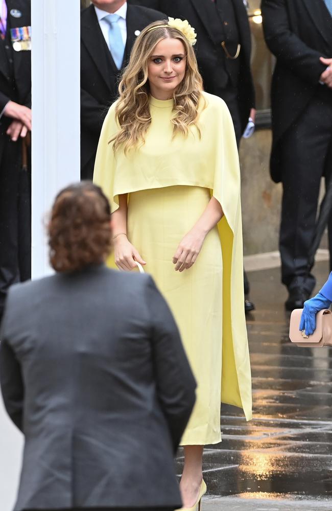 Joe Biden’s granddaughter, Maisy, arrives. Picture: Getty Images