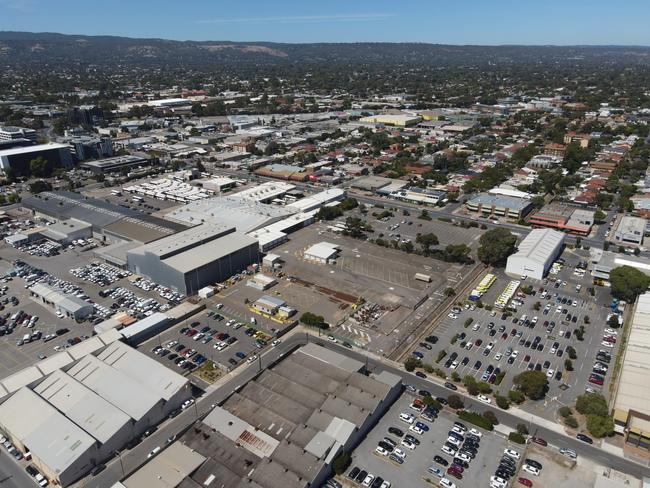 Site of the proposed new SA Ambulance Headquarters on Richmond Rd, Mile End between the bus depot and RAA. Picture: Supplied