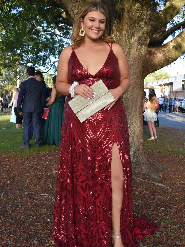 Bridget Saric at the Pioneer State High School formal at the Mackay Golf Course on Friday November 20. Picture: Zizi Averill