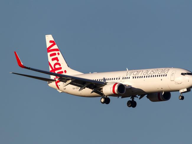 Melbourne, Australia - September 25, 2011: Virgin Australia Airlines Boeing 737-8FE VH-YFF on approach to land at Melbourne International Airport. Picture: iStock