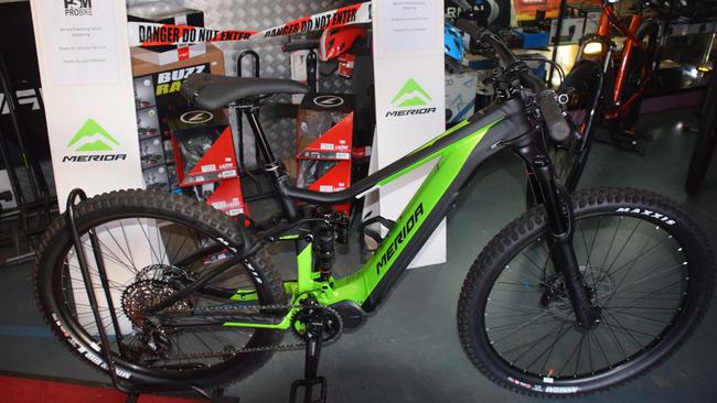 Nine of these Merida e-bike were sold in the Month of May at PSM Probike. (Picture: Tristan Evert)