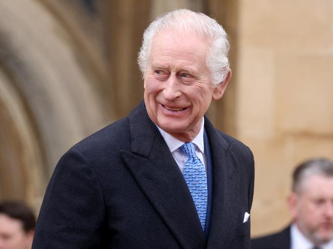 King Charles at church on Easter Sunday. Picture: Hollie Adams – WPA Pool/Getty Images