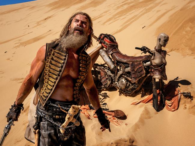 Chris Hemsworth is almost unrecognisable as Dementus. Picture: Warner Bros