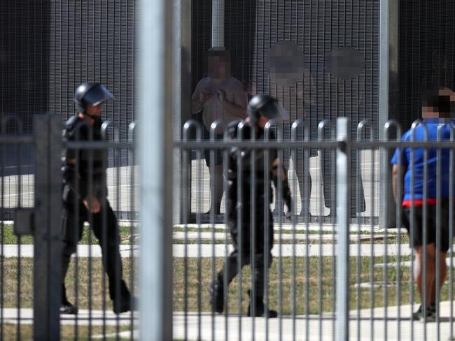 Inmates at the Malmsbury Youth Justice Centre. Picture: Aaron Francis