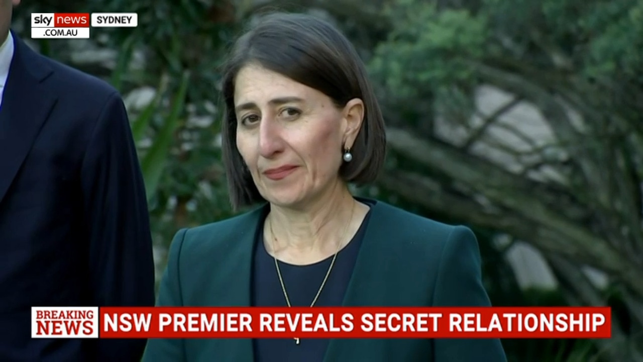 Berejiklian 'let down' by her disgraced secret lover