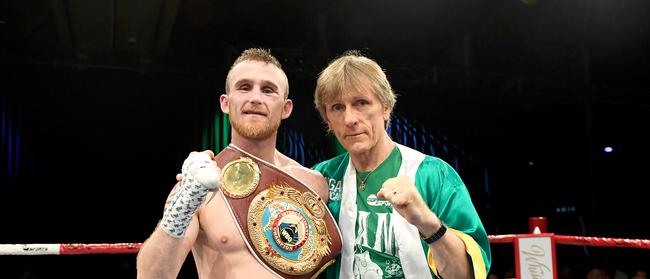 Dennis Hogan a recent win with trainer Glenn Rushton.                                        (Photo by Bradley Kanaris/Getty Images)