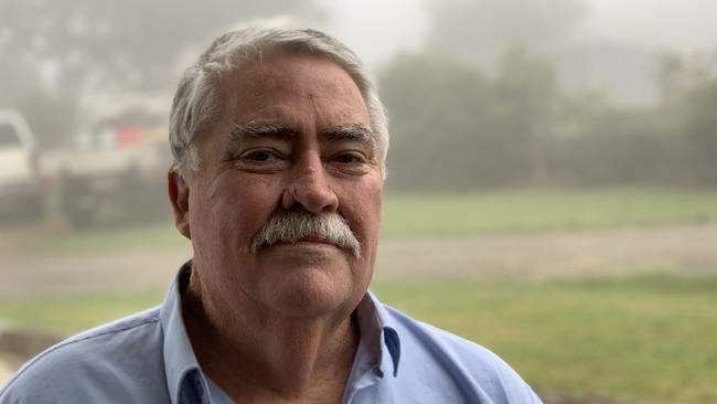 Finch Hatton Progress Association president Bill Cross at Eungella Hall on October 4, 2022. Picture: Duncan Evans