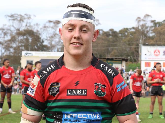 Colyton hooker and player of the match, Billy Thompson. Picture Warren Gannon Photography